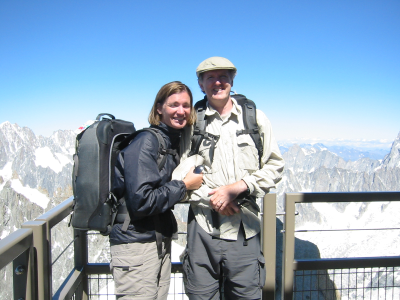 William and Tiffany in the Alps